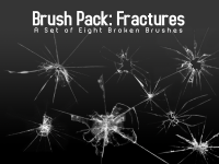 Broken Glass Brushes – Eight photoshop