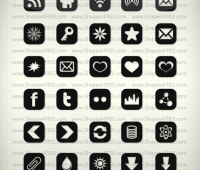 90+ Shapes Icons (Vector)
