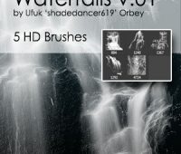 shades waterfalls free brushes