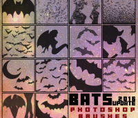 Bats free photoshop Brushes
