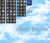 real Clouds Photoshop Brushes