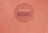 42 More Subtle Grunge Textured Photoshop Brushes