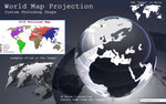 World Map photoshop shape