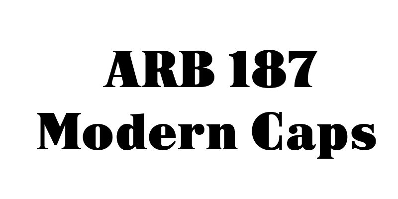 ARB 187 Modern Caps