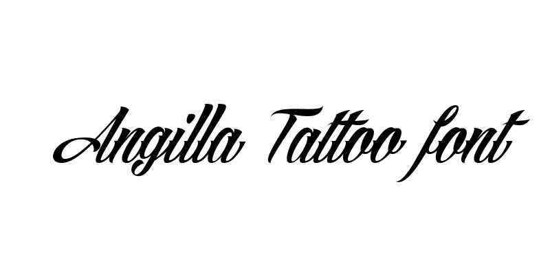 Angilla Tattoo font