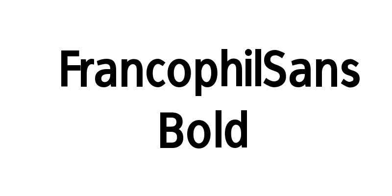 FrancophilSans Bold