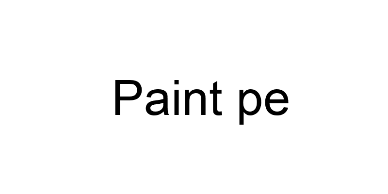 Paint pe