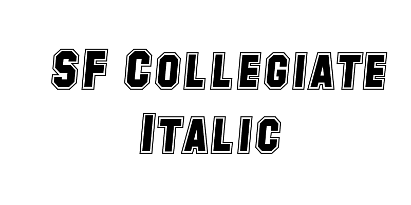 SF Collegiate Italic