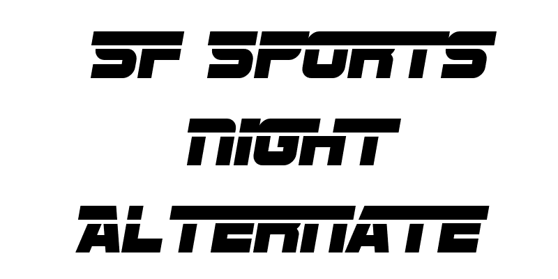 SF Sports Night Alternate