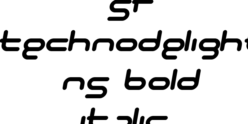 SF Technodelight NS Bold Italic