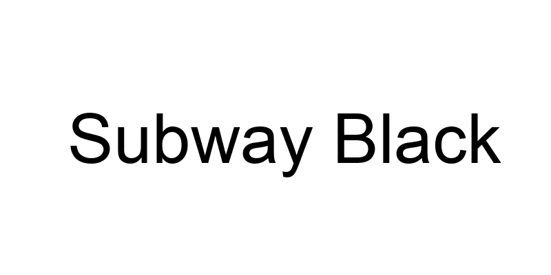 Subway Black
