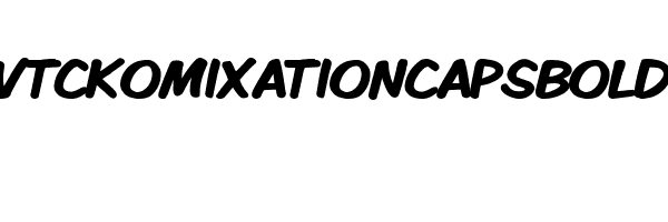 VTCKomixationCapsBold