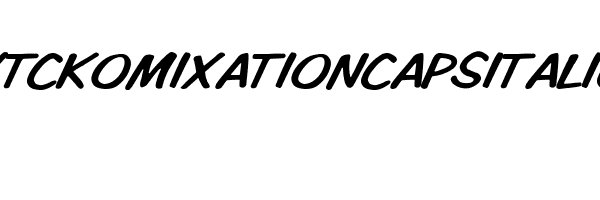 VTCKomixationCapsItalic