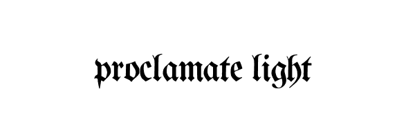 proclamate light