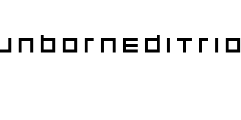 unborneditrion