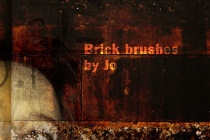 Grunge Brick Phtotshop Brushes