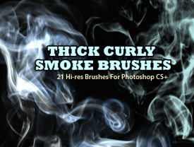 Thick Smoke Background Photoshop Brushes