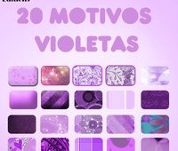 20 Motivos Violetas patterns