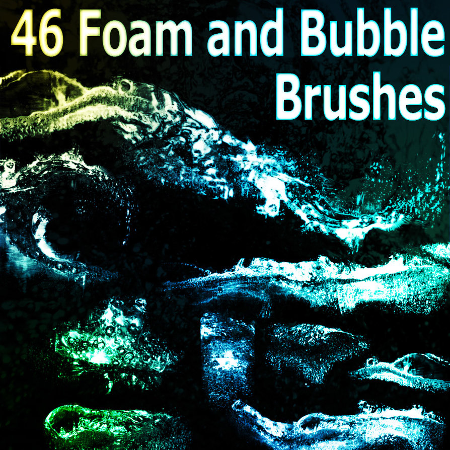 46 Foam And Bubble Brushesphotoshop Free Brushes Photoshop Fonts Brushez 1267