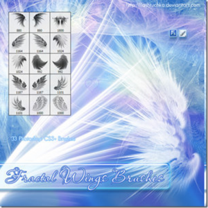 Fractal Wings brushes