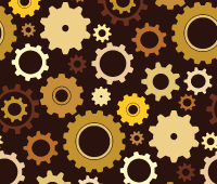 Free Vector Repeat Patterns – Gears and Cogs