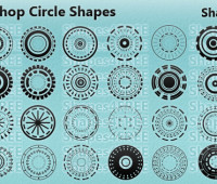 31 Photoshop Circle Shapes – Intricate Circles