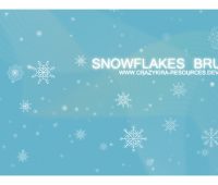 Christmas Snowflakes Brushes by  crazykira-resources