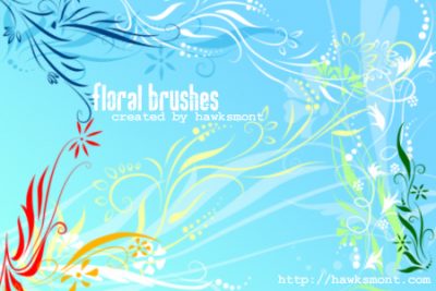 Floral brushes by  hawksmont