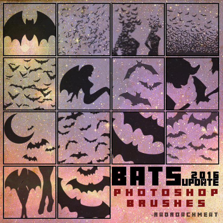 Bats free photoshop Brushes | Free Photoshop Brushes at Brushez!