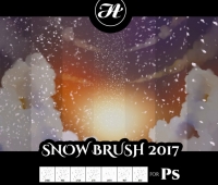 snow photoshop brushes