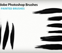 paint stroke brushes photoshop