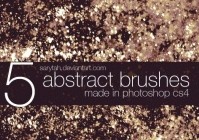 5 abstract brushes