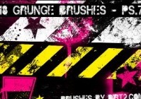Grunge Shapes PS 7.0 Brushes